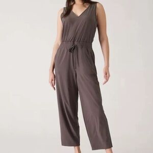 Athleta Gray Avenue Jumpsuit Sz. L